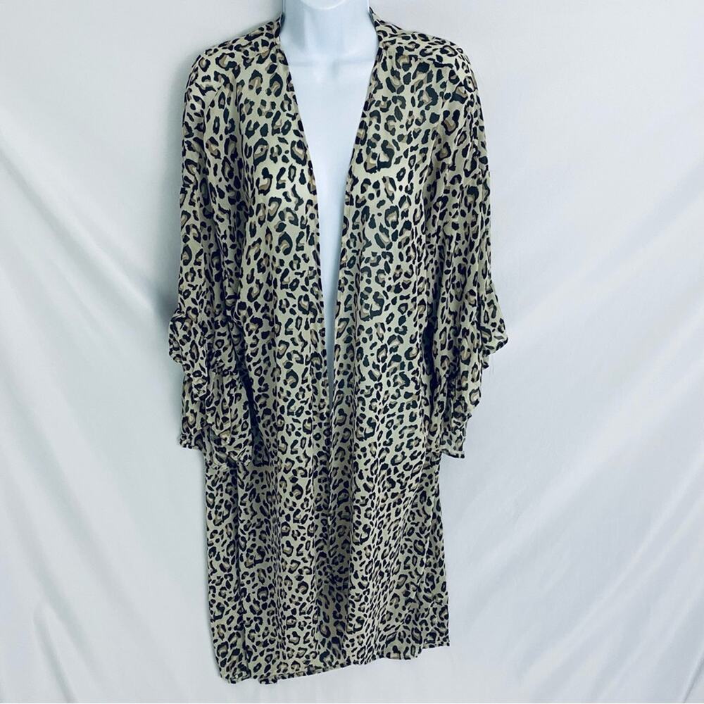 Umgee Animal Print Sheer Swim Cover Size Medium